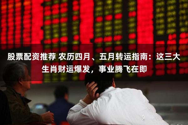 股票配资推荐 农历四月、五月转运指南：这三大生肖财运爆发，事业腾飞在即